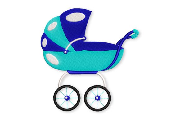Baby Stroller Carriage Embroidery