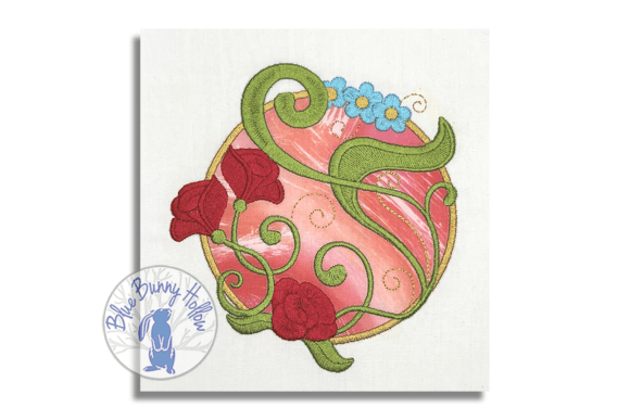 Floral Ring 4: Seasonal Embroidery Design