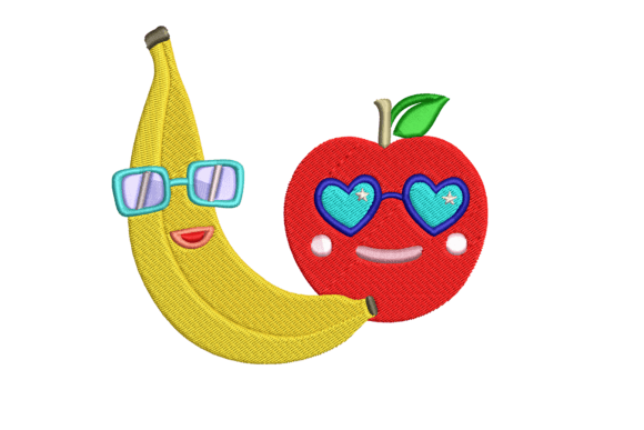 Funny Fruits Embroidery