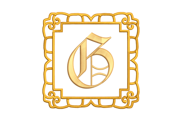 Monogram Letter G: A Seasonal Embroidery Gem