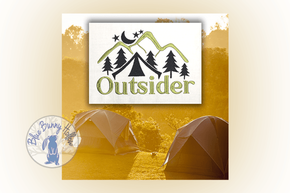 Outsider: A Bold Embroidery Design