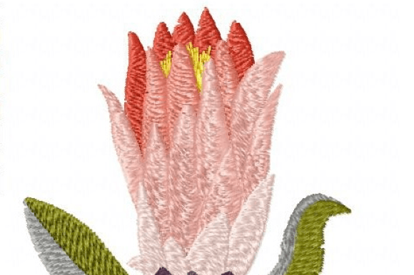 Protea Tower: A Beautiful Embroidery Design